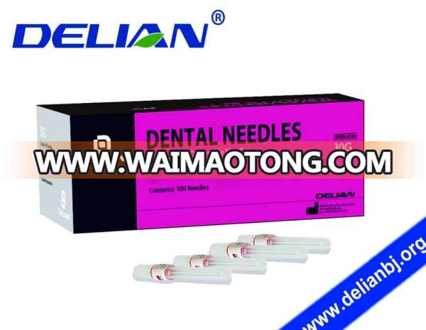 Dental Needle Injection Needle Delian Disposable Dental Needle Sterile Delian Brand Dental Product